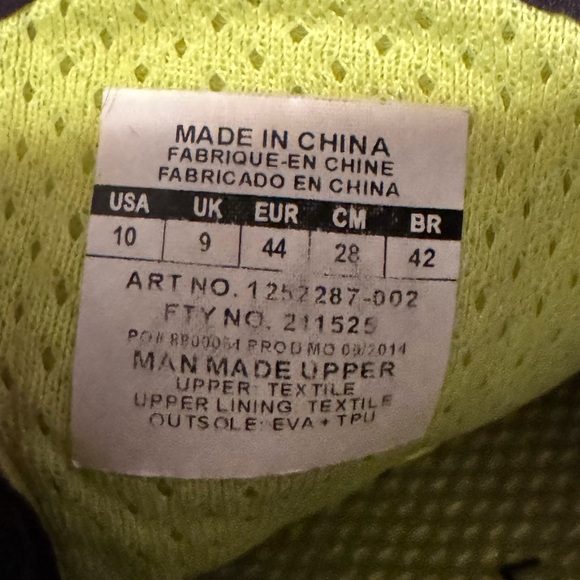 Under Armor Men’s Speedform Apollo Vent Running Shoes - Size 10 - Picture 4 of 4